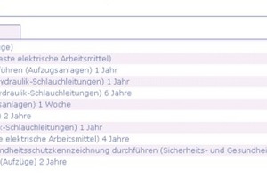  Grafik 5: Auszug aus dem Objekttyp Aufzug zur Personenbeförderung mit Hydraulik 