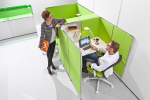  Die neuen Mikroarbeitsplätze von Bosse Design bieten Rückzug für das mobile, vernetzte Büro 
