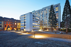  Evangelisches Krankenhaus Mülheim mit renoviertem Altbau und vorgelagertem Neubau 