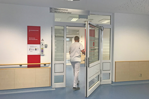  Mehr Sicherheit im Klinik-Alltag: insbesondere bei Funktionstrakten wie OPs, Endoskopie oder das Herzkatheter-Labor, daneben Ambulanzen oder – wie hier im Bild – der Intensivstation  