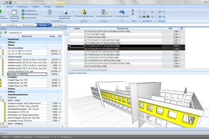  BIM-Modelldaten lassen sich vielfältig nach Mengen-, Kosten-, Material-, Ressourcen- oder Zeitkriterien auswerten  