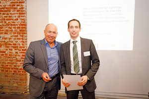  Der 2. Preis ging an David Neurohr (rechts im Bild) und Heiko Filthuth von der FAC’T GmbH 