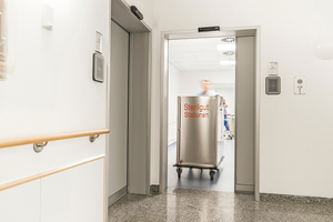  In sensiblen Bereichen wie OP-Sälen, Labor-, Quarantäne- und Röntgenräumen verhindern die M5-Türen das Austreten bzw. das Eindringen von Krankheitserregern 
