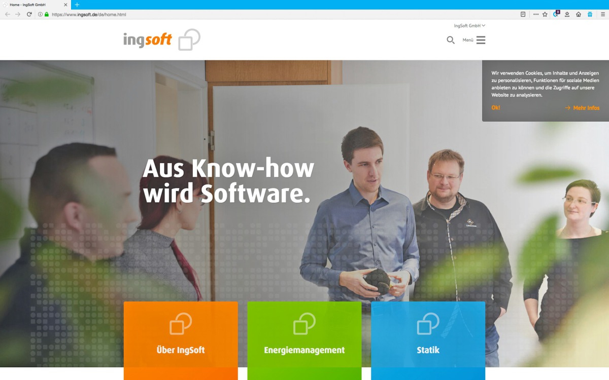Ingsoft Mit Neuer Website Facility Management