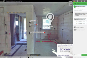  Werden 360°-Fotopanoramen online zur Verfügung gestellt, können alle für den Gebäudebetrieb relevanten Partner wie Zulieferer, Handwerker oder andere Dienstleister darauf zugreifen 
