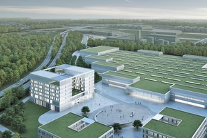  Der gesamte neue Hauptsitz soll bis 2022 fertig sein, die „Smart Factory“ nimmt bereits Ende 2019 ihren Betrieb auf  