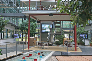  Blick in den Wintergarten des Max-Planck-Institut für Chemische Physik fester Stoffe (MPI CPfS) in Dresden 