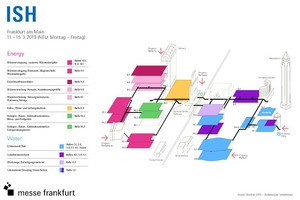  Durch den Bau der neuen Halle 12 ergab sich eine grundlegende Umstrukturierung des Messegeländes. Die damit verbundene neue Clusterung der ­Messe-Themen bietet mehr Übersichet und hilft bei der Orientierung 