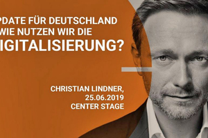  Das Thema Digitalisierung und deren Bedeutung für die Branche wird auf der Servparc detailliert beleuchtet. Zum Auftakt wird Christian Lindner, Bundesvorsitzender der FDP, in seinem Keynote-Vortrag „Update für Deutschland – wie nutzen wir die Digitalisierung?“ am 25. Juni um ­11:00 Uhr auf der Center Stage erläutern, welche Chancen er darin sieht und in welcher Weise die Politik unterstützend tätig sein kann 