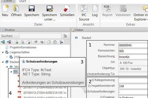  Grafik 6: Auszug aus dem Objekt ­im CAFM-Connect Editor 