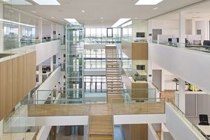  Offene Architektur im Bürogebäude der DSV Air &amp; Sea GmbH in Krefeld 