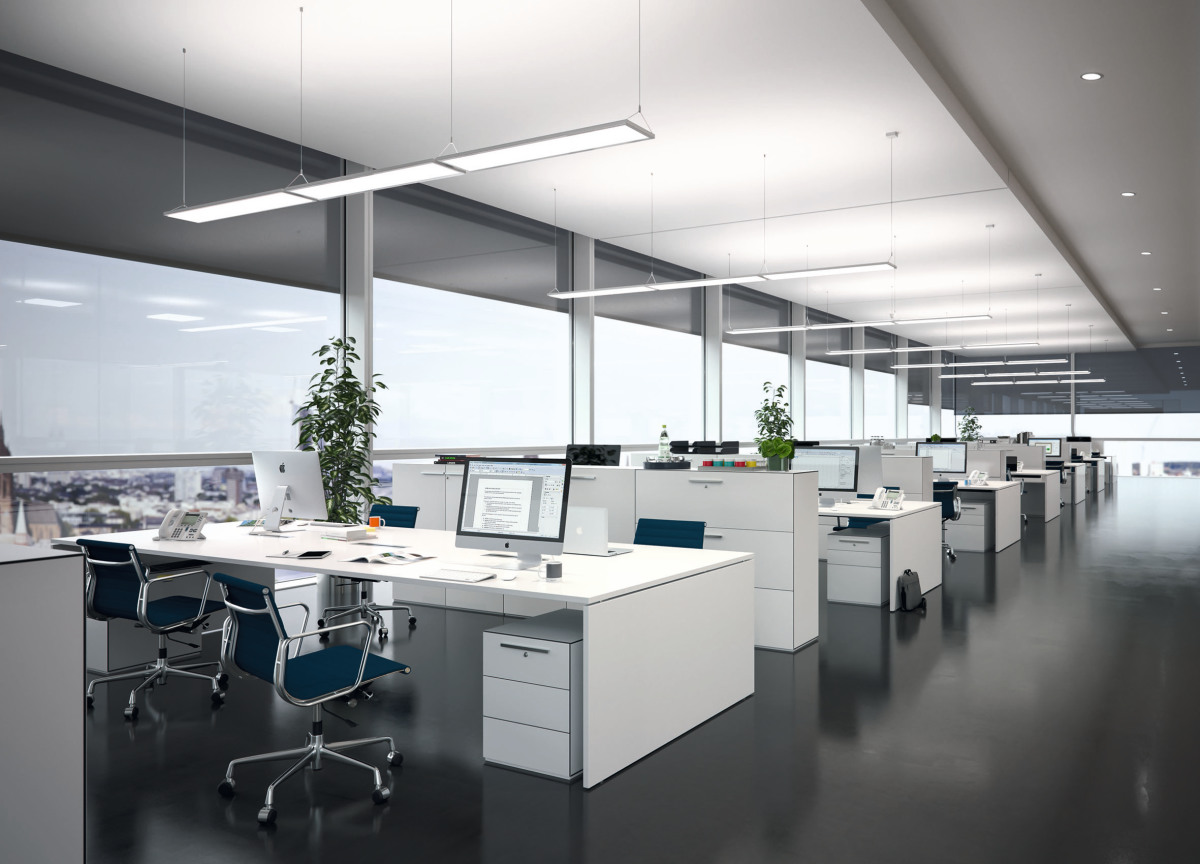 Gutes Licht für Büroarbeitsplätze - Facility Management