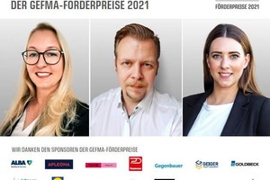  Die diesjährigen GEFMA-Förderpreisträger Fachwirte (v.l.n.r.) Alexa Pfingst, Heiko Merker und Nadja Raabe 