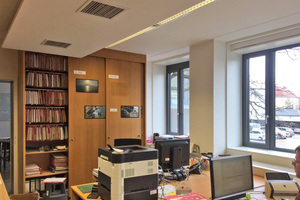  Blick in die Büros des Lamdratsamtes in ­Dillingen nach der Sanierung 