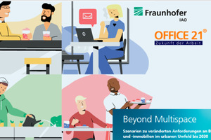  Mit der neuen Studie »Beyond Multispace« des Innovationsverbunds Office 21 zeigt das Fraunhofer IAO zukunftsorientierte Perspektiven für Büro 
