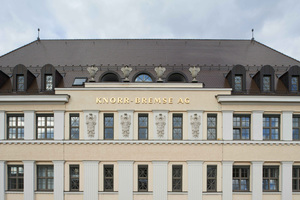  Bei der jüngsten Revitalisierung der ­Gebäude am Konzern-Hauptsitz von Knorr-Bremse in München stand ­Nachhaltigkeit im Fokus aller Maßnahmen 