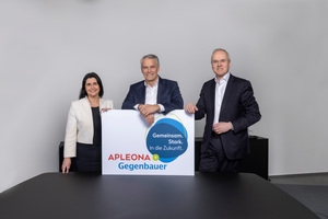  Fabiola Fernandez, Co-CEO Gegenbauer, Dr. Jochen Keysberg, CEO Apleona, Christian Kloevekorn, Co-CEO Gegenbauer 