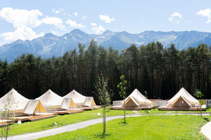  Auf dem Campinggelände des Gerhardhof in Österreich kommt eine 5.400 Liter-Anlage zum Einsatz  