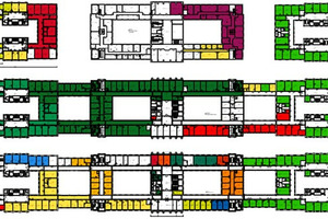  Die Stockwerke 3 bis 5 des 30.000 m² großen InfraLeuna-Bürocenters 