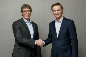  Matthias Rebellius, CEO von Siemens Smart Infrastructure und Dolf van den Brink, CEO von Heineken. 