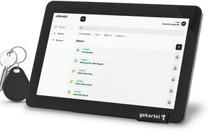  Egal ob via Terminal, Tablet oder dem Smartphone: Die Daten zu jedem Schlüssel werden DSGVO-konform in deutschen Rechenzentren gesichert. 