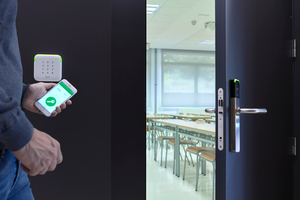  Digitale Schlüssel ermöglichen ein Zutrittsmanagement in ­Echtzeit ohne zusätzliche Infrastruktur. 