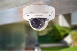  Die IP Video Mini Dome Kamera von Door Bird. 