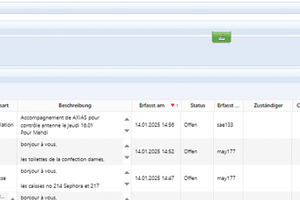  Für die Zuteilung der Tickets an CBRE wurde in speedikon C extra ein Button konfiguriert, der die Zusendung der Tickets für die ­Manor-Mitarbeiter beschleunigt. 