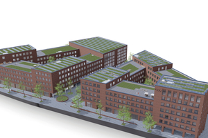  BOB.Hannover Fischerhof als digitales Tisch-Modell.  