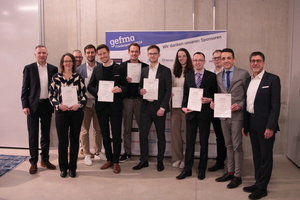  v.l.n.r.: Rainer Vollmer, Anja Hermann, Bernd Fisel, Jonas Jolly, David Draxler, Hauke Meyer, Philipp Stuiber, Ann-Kathrin Buff, Nicolas Rummel, Sven Mayer, Lewis Rae, Professor Dr. Markus Lehmann 