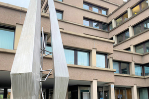  Das denkmalgeschütze Rathaus in Siegen zeigt, dass Denkmalschutz und Energie­effizienz durchaus zusammen gehen können. 