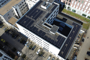  V-Module auf dem Dach der Sidol-Lofts in Köln-Braunsfeld 