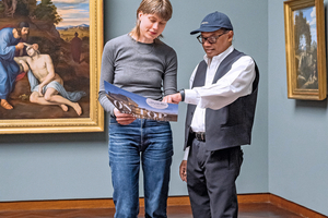  Mit professionellen Aufsichtsdiensten ­sichert das Security-Team den Schutz der Werke und trägt gleichzeitig zu einem ­gelungenen Besuchserlebnis bei. 