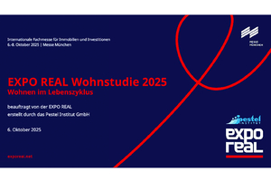  Das Thema ‚Wohnen‘ war in diesem Jahr ein Schwerpunkt auf der Expo Real und ­wurde mit dem Forum „Flexible Housing“ und der Expo Real Wohnstudie präsentiert. 
