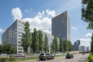  Der IBC ist ein prägnanter Bestandteil der Frankfurter Skyline. 