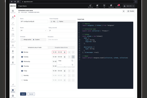  Mit der Script ­Engine lassen sich Aufgaben intelligent steuern und automatisieren. 