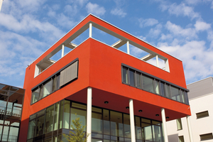  Eingangsbereich des Frankfurter Innovationszentrum Biotechnologie (FIZ). 