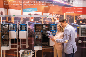  Auch E-Mobility, wie beispielsweise anschlussfertige Lade­verteiler, wird auf der Messe ein Thema sein. 
