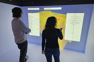  VR-Datenrepräsentation eines hybriden Zwillings. 