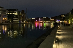  Hafen Münster: Am Abend wurde die Networking-Veranstaltung auf der MS Günther fortgesetzt: hier konnten die Teilnehmende in entspannter Atmosphäre &nbsp;die Gelegenheit zum Austausch über aktuelle Entwicklungen und Herausforderungen der Immobilien- und FM-Welt. 