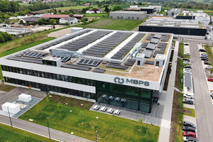  Der MBPS-Neubau vereint Verwaltung, Service und Logistik unter einem Dach. 