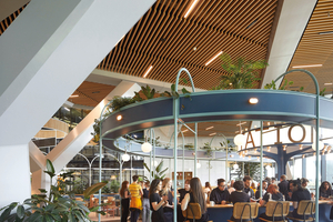  Der Campus ist ein System wechselnder Nutzungszustände: Morgens, mittags und nachmittags entstehen andere Lastprofile. Konferenzräume, Restaurants und informelle Zonen haben andere Spitzen als ruhige Arbeitsbereiche. 