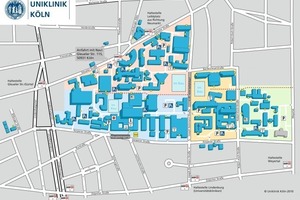  Lageplan der Uniklinik Köln 