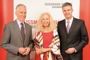  (v.l.n.r.) Dr. Hans-Jürgen Meyer, Catherine von Fürstenberg-Dussmann und Dirk Brouwers<br /> 