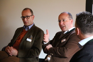  Die Geschäftsführenden Gesellschafter Arnulf (li.) und Olaf Piepenbrock: „Unser Ziel ist eine CO2-neutrale Dienstleistung.“  