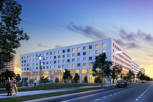  Eine gelungene Umsetzung: der Gebäudekomplex Viva Südseite MKS bietet Raum für ein Ärztezentrum mit Fitness- und Wellnesscenter, diversen Einkaufsmöglichkeiten und Wohnungen; Hubert Haupt Immobilien Holding München<br /> 