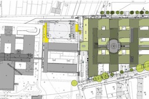  Lageplan des Neubaus des Klinikum Frankfurt Höchst 