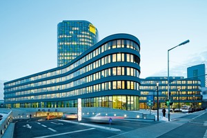  Rund 2400 ADAC-Mitarbeiter arbeiten nun in der neuen Münchener Depandance in offen gestalteten Bürobereichen  