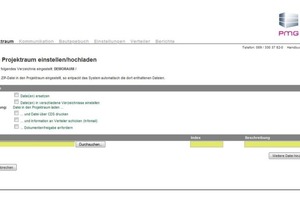  Die Datenverwaltung lief über einen virtuellen Projektraum ab. Architekten, Statiker und Fachplaner hatten so jederzeit Zugriff zu den aktuellen Dokumenten 