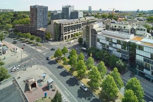  Blick auf die KfW-Zentrale in Frankfurt  